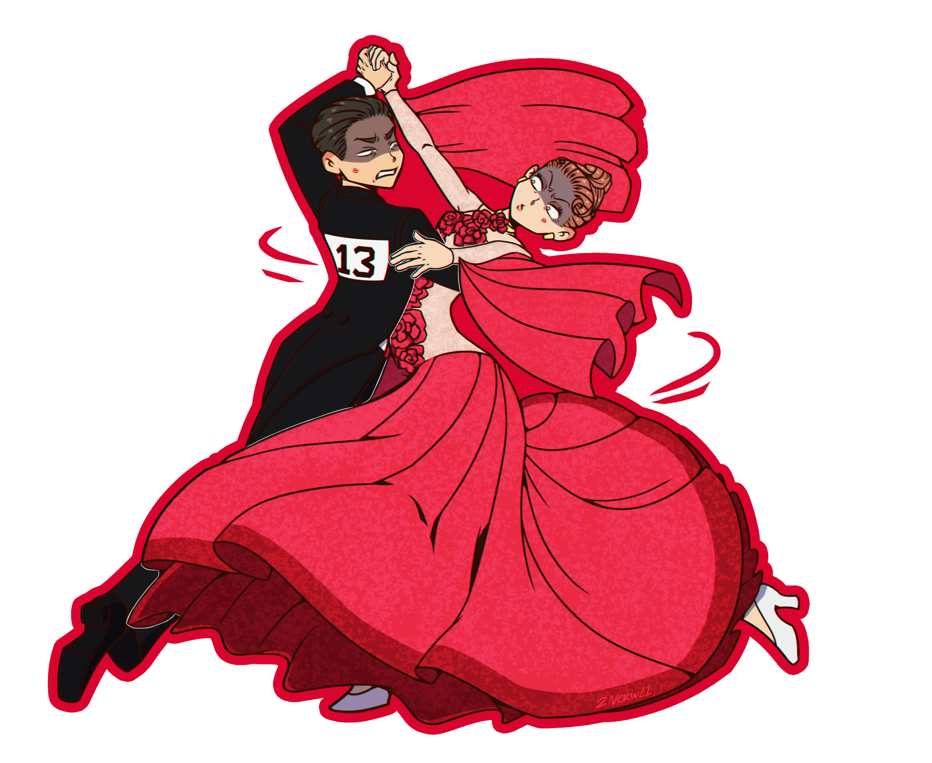 Download Tatara Fujita Chinatsu Hiyama Anime Welcome To The Ballroom 4k Ultra HD Wallpaper