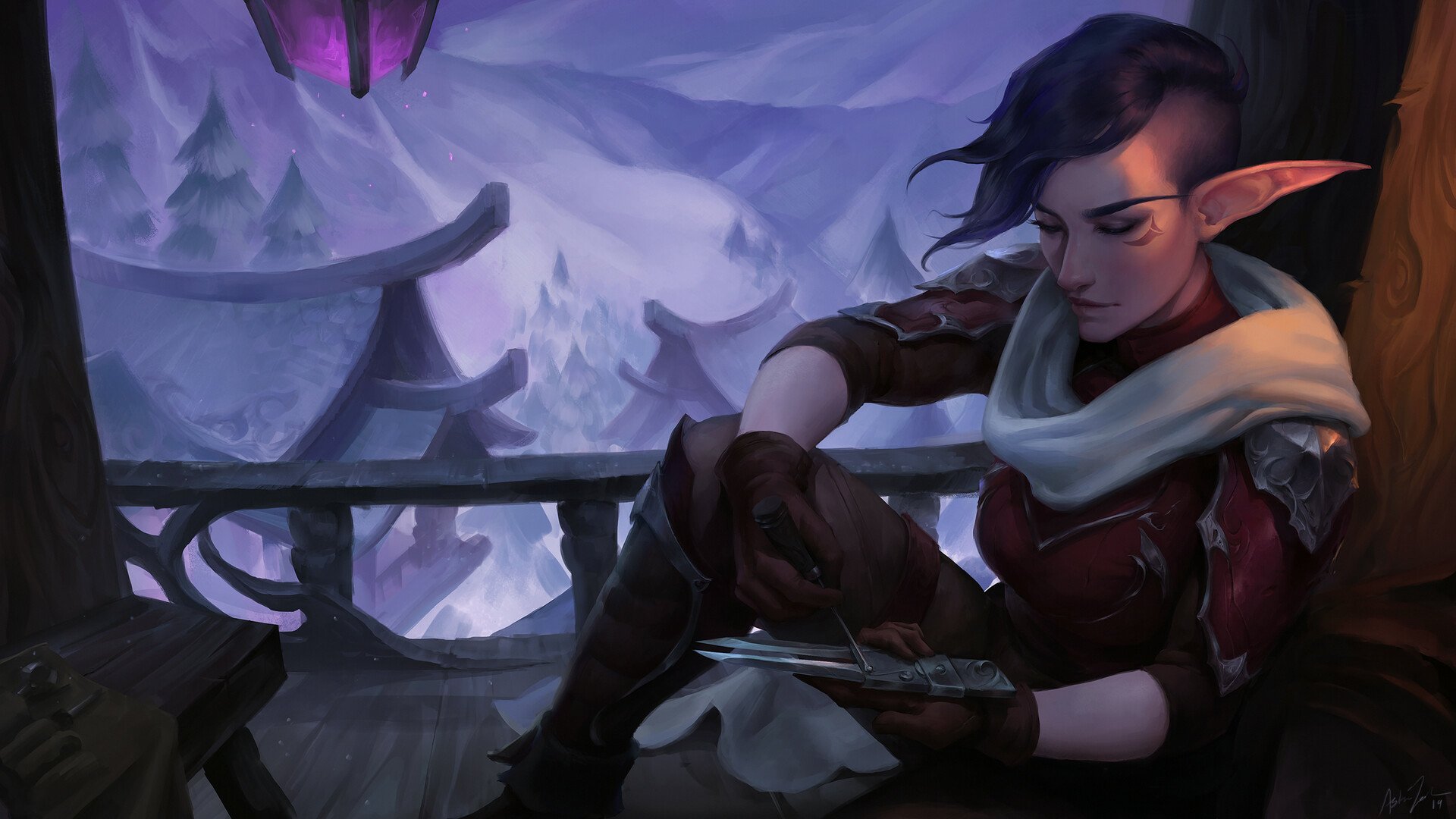 Download Fantasy Elf HD Wallpaper by Astri Lohne