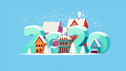 New Year holiday New Year 2020 HD Desktop Wallpaper | Background Image