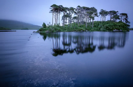 nature Connemara Ireland reflection lake island HD Desktop Wallpaper | Background Image