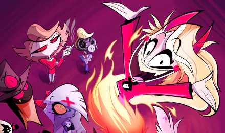 TV Show Hazbin Hotel HD Desktop Wallpaper | Background Image
