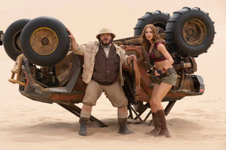 Jack Black Karen Gillan movie Jumanji: The Next Level HD Desktop Wallpaper | Background Image