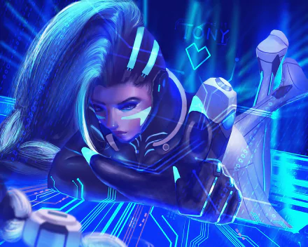 Sombra (Overwatch) video game Overwatch HD Desktop Wallpaper | Background Image