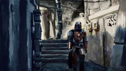 Star Wars The Mandalorian (Character) TV Show The Mandalorian (TV Show) HD Desktop Wallpaper | Background Image