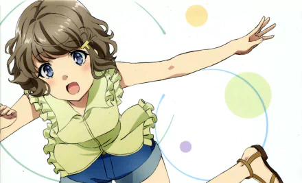 Tomoe Koga Anime Rascal Does Not Dream of Bunny Girl Senpai HD Desktop Wallpaper | Background Image