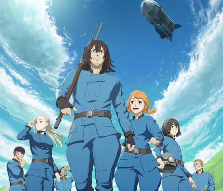 Anime Drifting Dragons HD Desktop Wallpaper | Background Image