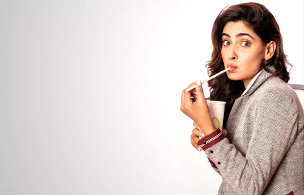 Bollywood actress Indian cute brunette Celebrity Karishma Sharma HD Desktop Wallpaper | Background Image