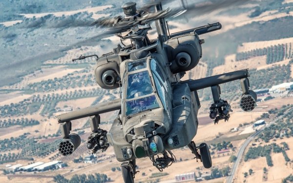 Military Boeing Ah-64 Apache Military Helicopters Attack Helicopter Helicopter Aircraft HD Wallpaper | Background Image