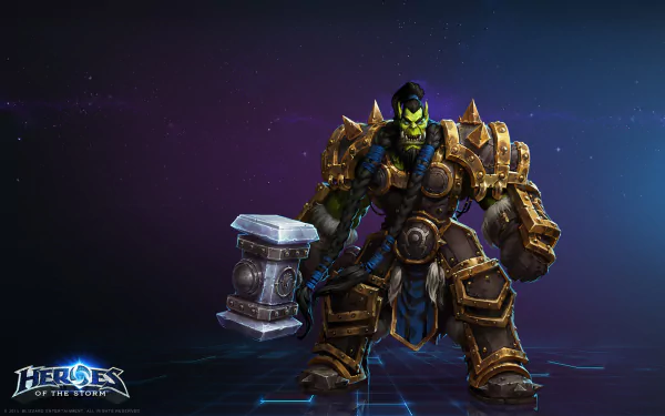 Thrall (World Of Warcraft) video game Heroes of the Storm HD Desktop Wallpaper | Background Image