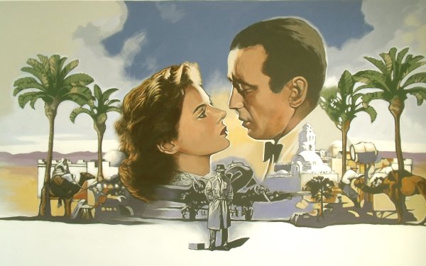 Movie Casablanca  Humphrey Bogart Ingrid Bergman HD Wallpaper | Background Image