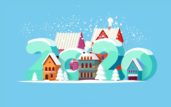 New Year holiday New Year 2020 HD Desktop Wallpaper | Background Image