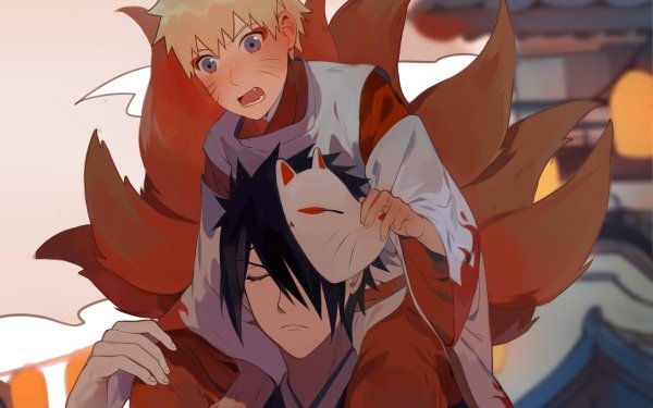 Anime Naruto Sasuke Uchiha Naruto Uzumaki HD Wallpaper | Background Image