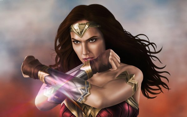Comics Wonder Woman DC Comics Woman Warrior Black Hair HD Wallpaper | Background Image