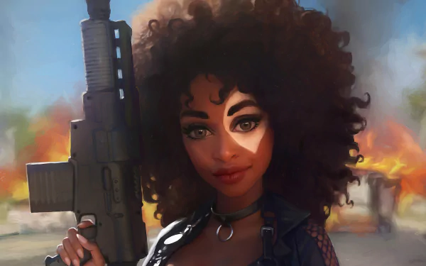 gun Domino (Marvel Comics) movie Deadpool 2 HD Desktop Wallpaper | Background Image