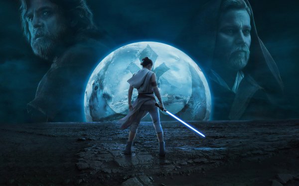 Movie Star Wars: The Rise of Skywalker Star Wars Rey Daisy Ridley Luke Skywalker Mark Hamill Obi-Wan Kenobi Ewan McGregor HD Wallpaper | Background Image