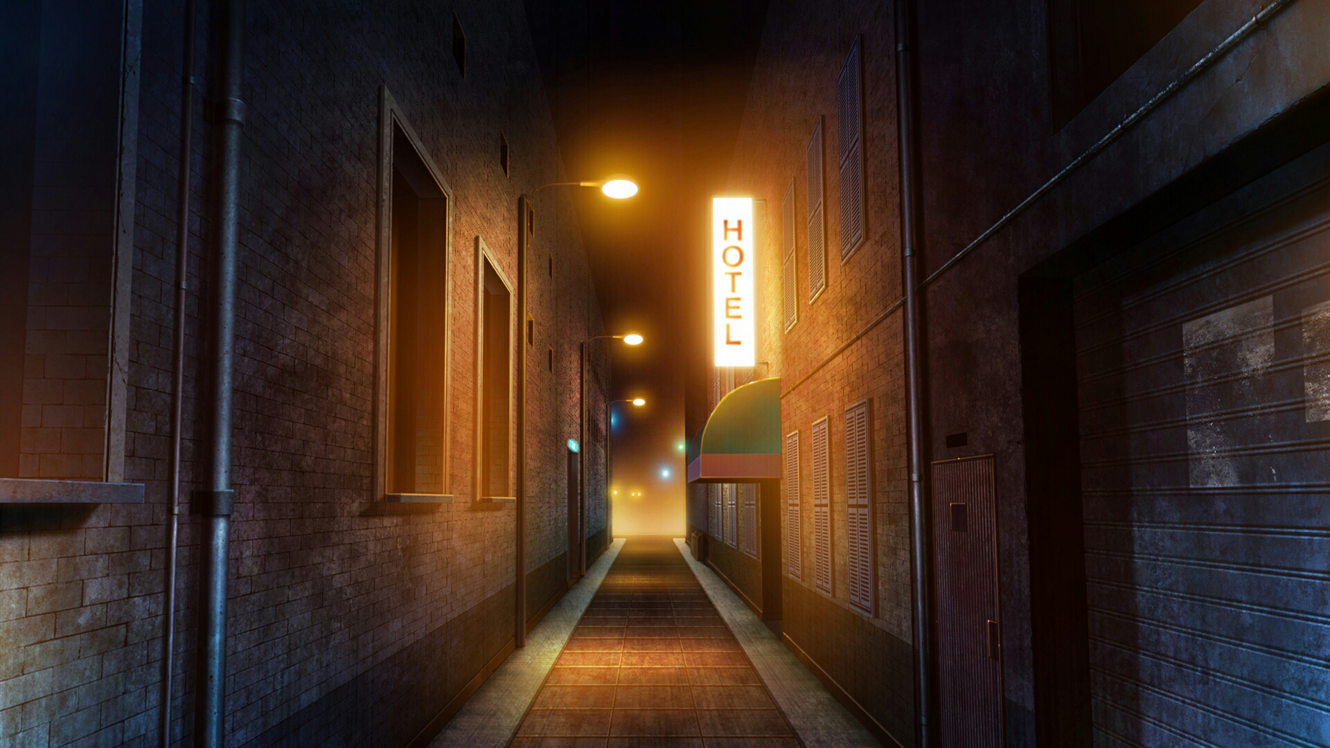 Anime Street HD Wallpaper by rkmlady
