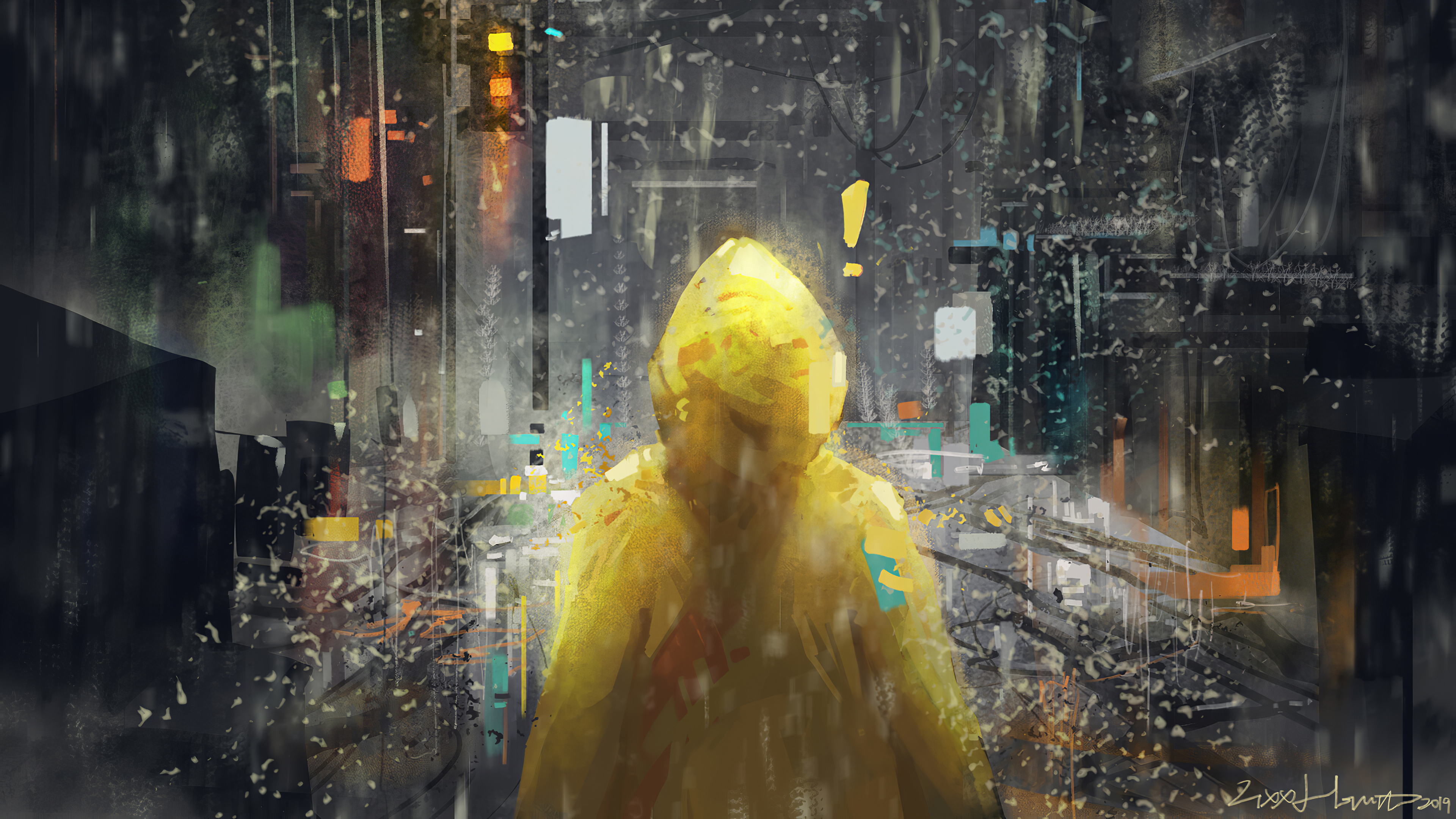 Artistic Rain HD Wallpaper | Background Image