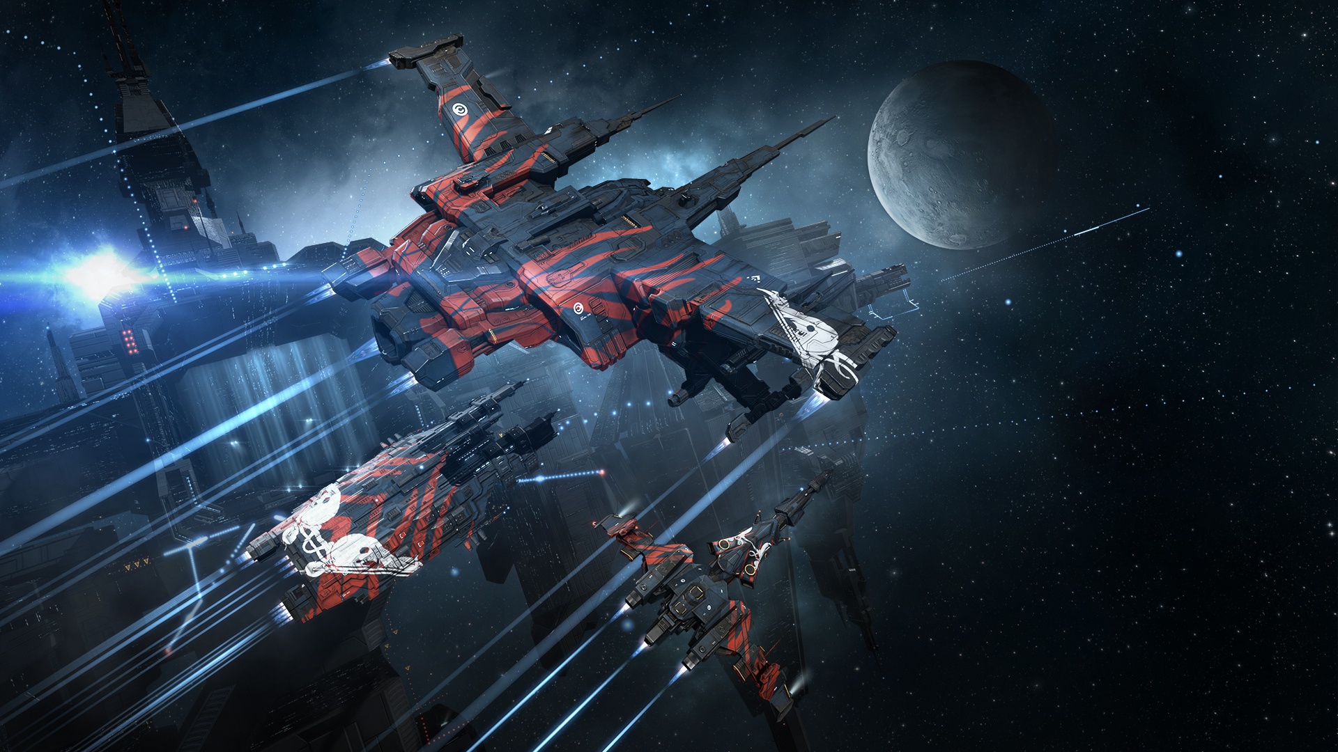 Download Spaceship Space Video Game EVE Online HD Wallpaper