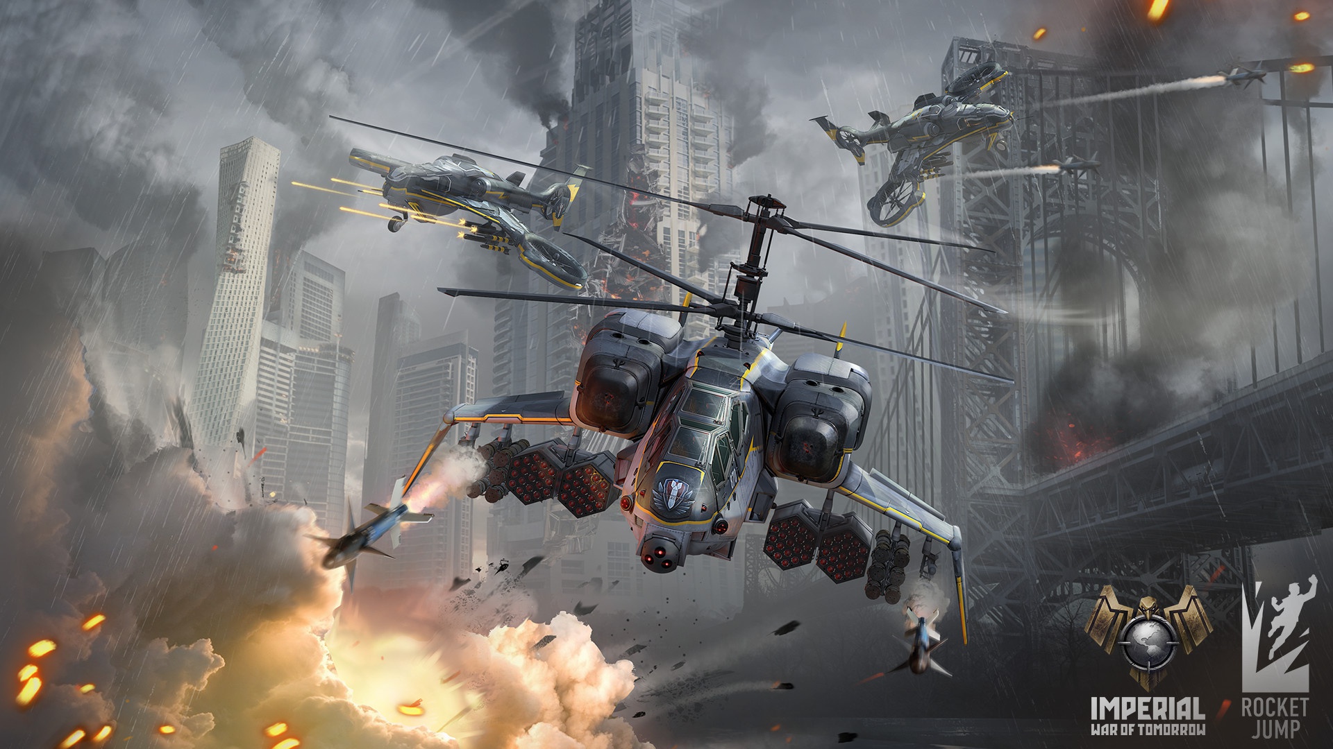 Download Helicopter Video Game Imperial: War Of Tomorrow HD Wallpaper