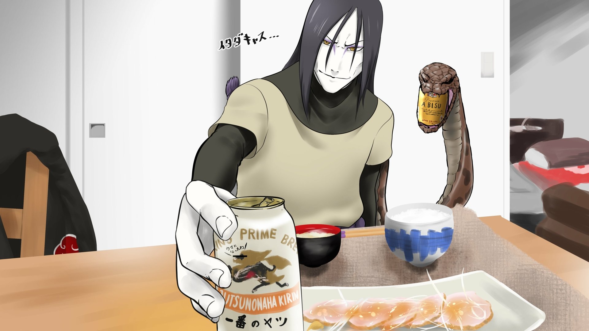 Download Orochimaru (Naruto) Anime Naruto 4k Ultra HD Wallpaper by h･Null