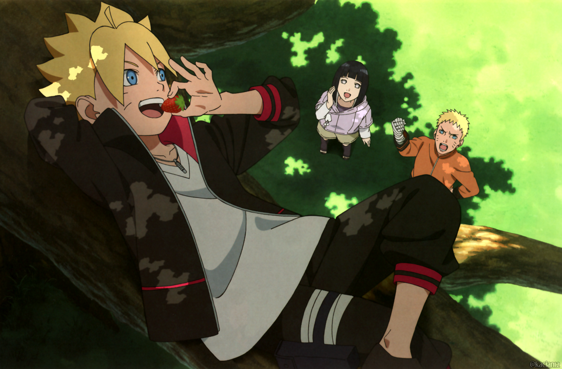 Download Hinata Hyuga Naruto Uzumaki Boruto Uzumaki Anime Boruto HD  Wallpaper