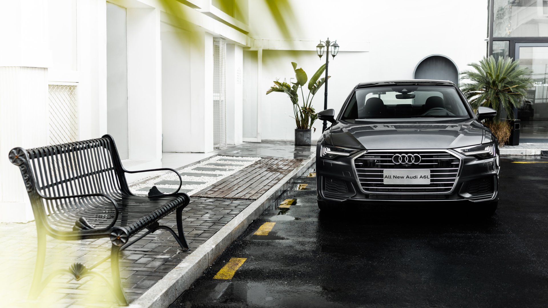 Download Audi A6L 55 TFSI Quattro Vehicle Audi A6 8k Ultra HD Wallpaper