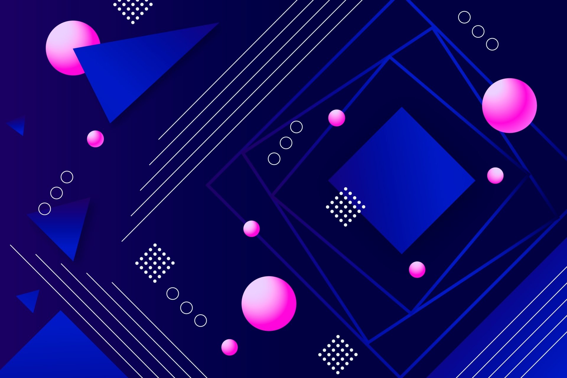 Download Geometry Lines Abstract Blue Abstract Blue HD Wallpaper