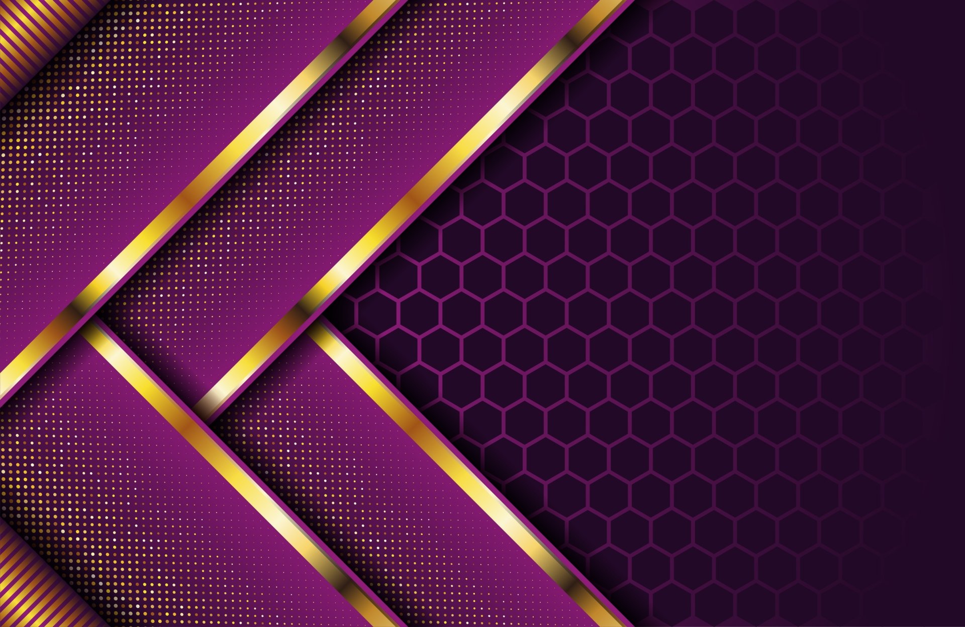 Download Hexagon Pattern Abstract Purple HD Wallpaper