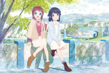 Manaka Mukaido Miuna Shiodome Anime Nagi no Asukara HD Desktop Wallpaper | Background Image