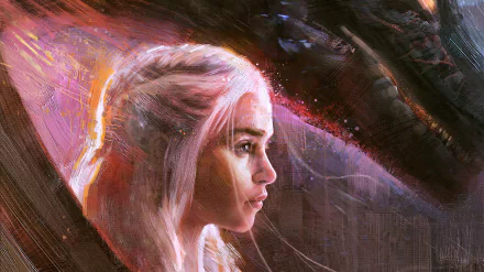 white hair face Daenerys Targaryen TV Show Game Of Thrones HD Desktop Wallpaper | Background Image