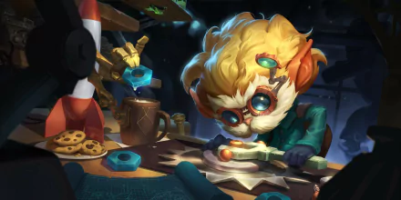 Heimerdinger (League Of Legends) video game Legends of Runeterra HD Desktop Wallpaper | Background Image