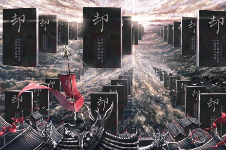 oriental banner Anime Original HD Desktop Wallpaper | Background Image