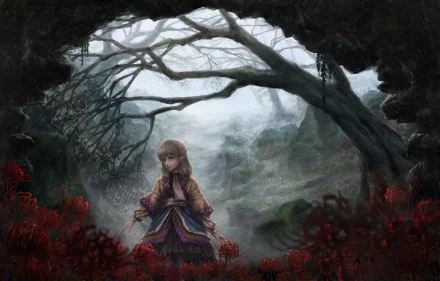 Parsee Mizuhashi flower Anime Touhou HD Desktop Wallpaper | Background Image