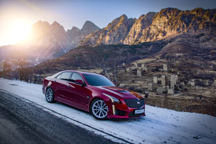 car Cadillac vehicle Cadillac CTS-V HD Desktop Wallpaper | Background Image