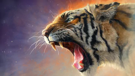 roar Animal tiger HD Desktop Wallpaper | Background Image