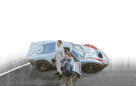 Matt Damon Christian Bale movie Ford v Ferrari HD Desktop Wallpaper | Background Image