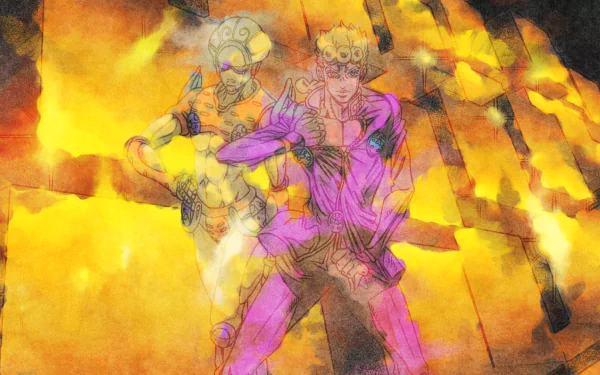 Giorno Giovanna Anime Jojo's Bizarre Adventure HD Desktop Wallpaper | Background Image