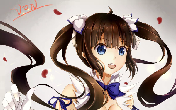 Hestia (DanMachi) Anime Is It Wrong to Try to Pick Up Girls in a Dungeon? HD Desktop Wallpaper | Background Image