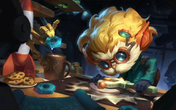 Heimerdinger (League Of Legends) video game Legends of Runeterra HD Desktop Wallpaper | Background Image