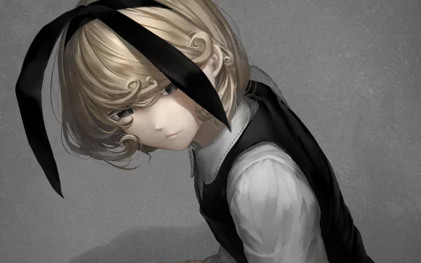 black eyes blonde Anime Original HD Desktop Wallpaper | Background Image
