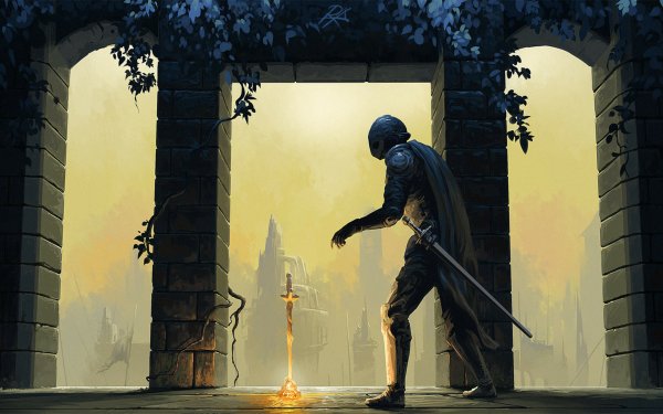 Video Game Dark Souls Knight HD Wallpaper | Background Image