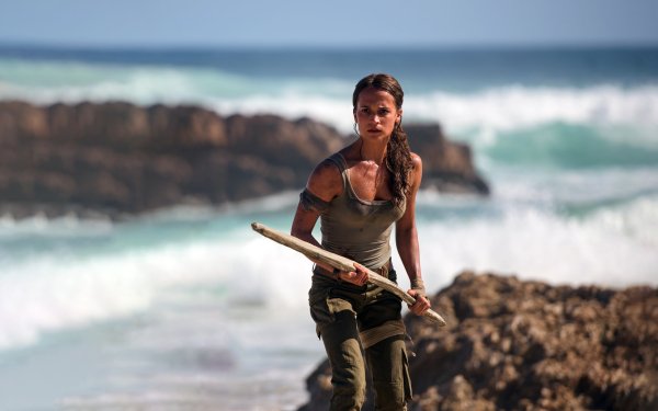 Movie Tomb Raider (2018) Alicia Vikander Actress Brunette HD Wallpaper | Background Image