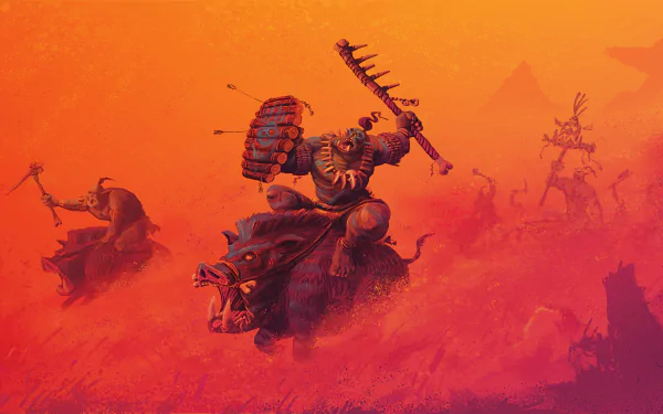 warrior orc video game Total War: Warhammer HD Desktop Wallpaper | Background Image