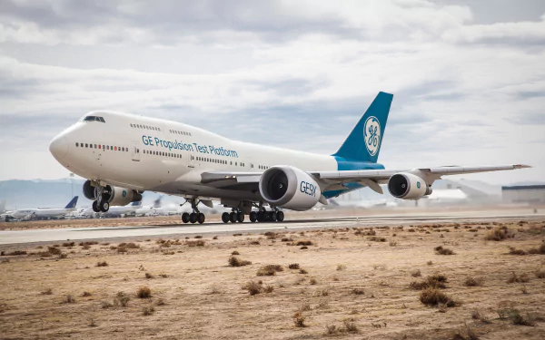  General Electric GE9X flight test - Boeing 747-400
