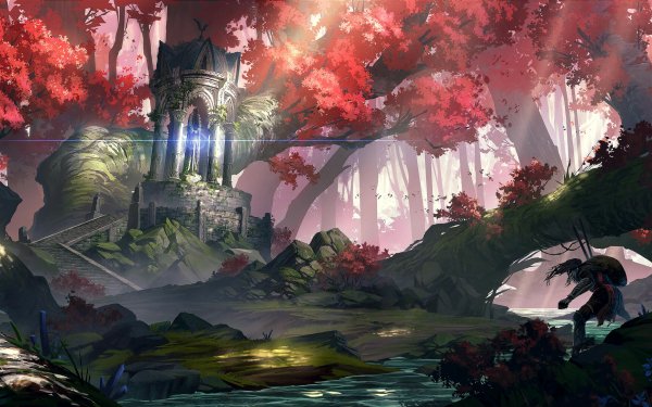 Fantasy Wald HD Wallpaper | Hintergrund
