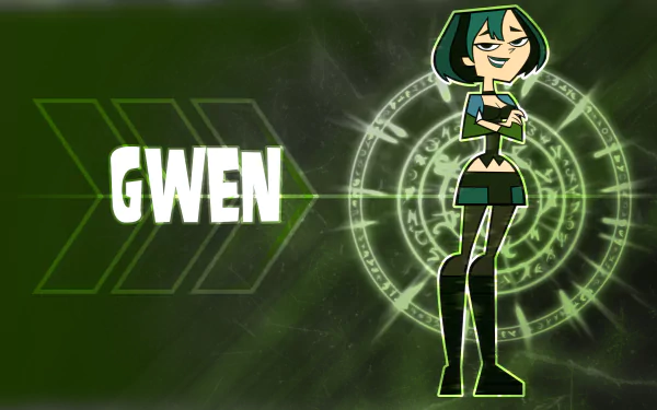 Gwen (Green Background)