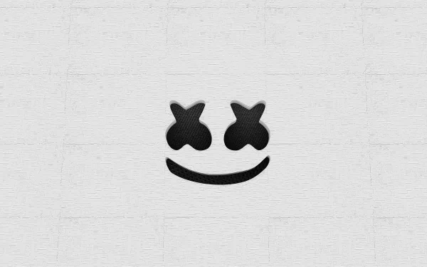 Marshmello (DJ) logo smiley DJ music HD Desktop Wallpaper | Background Image