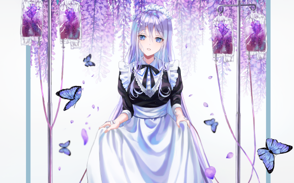 Anime Original Butterfly HD Wallpaper | Background Image