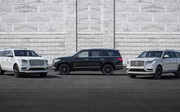 white car black car car SUV Lincoln vehicle Lincoln Navigator HD Desktop Wallpaper | Background Image
