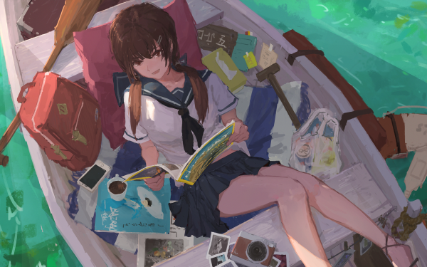 Anime Original Uniform Boat School Uniform HD Wallpaper | Background Image
